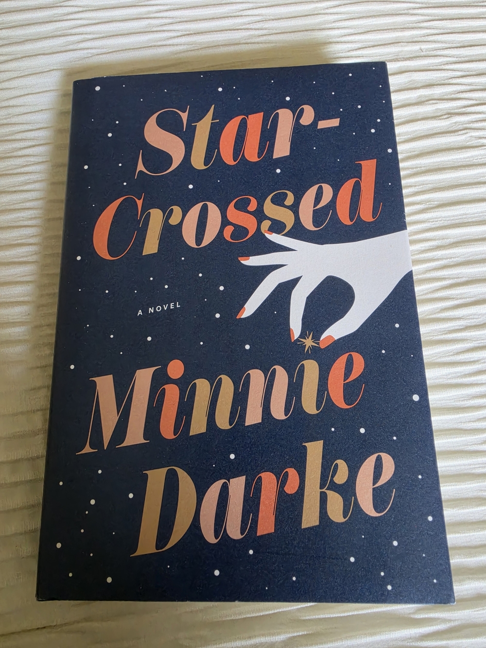 Star-Crossed by Minnie Darke - Navy & Coral Book New